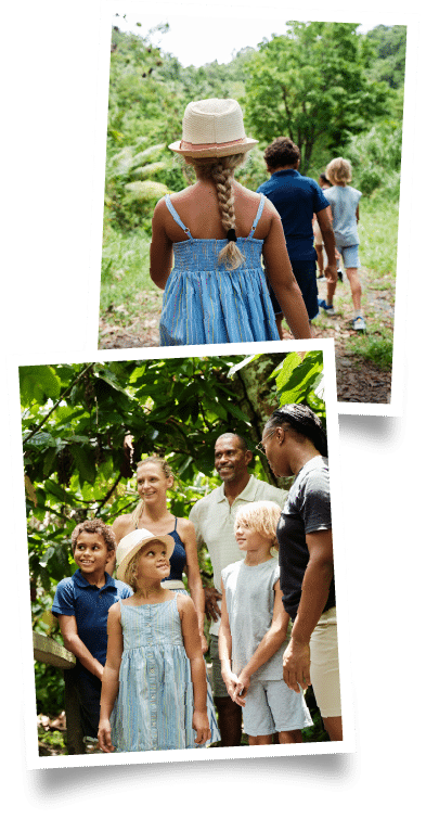 SLTA0419EH SLTA SPRING CAMPAIGN 2024 SAINT LUCIA STORIES CUISINE SOPHIAS FAVOURITE CHOCOLATE WEBSITE IMAGES Cluster people