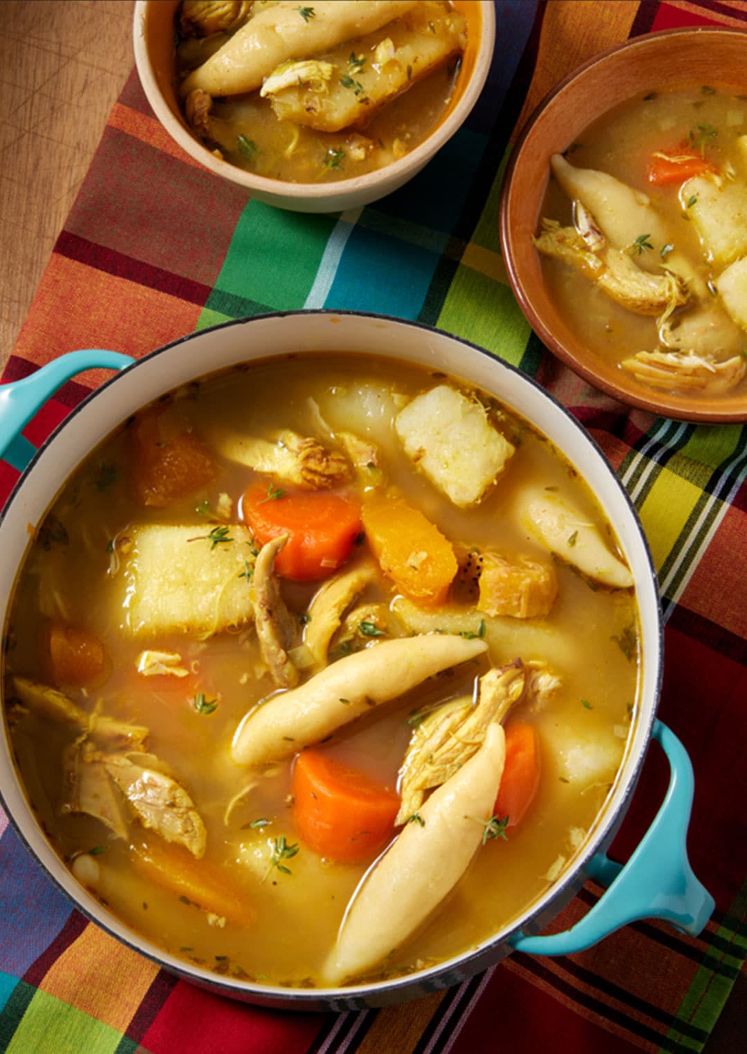 Chicken Soup with Sea Moss Dumplings